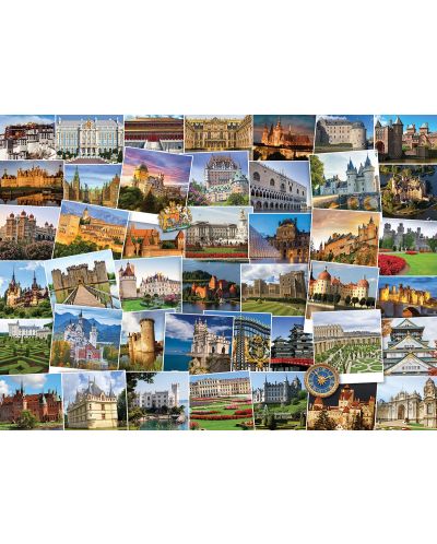 Puzzle Eurographics de 1000 piese – Calatorie la castelele si palatele din lume - 2
