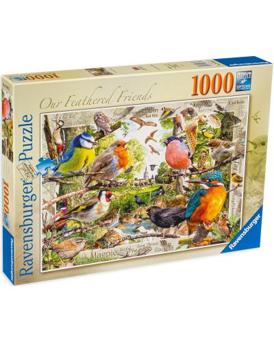 Puzzle Ravensburger 1000 de piese - Paradisul păsărilor - 1