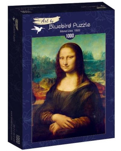 Puzzle Bluebird de 1000 piese -Mona Lisa, 1503 - 1