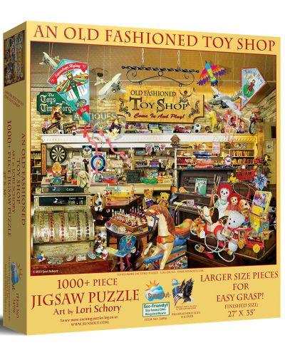 Puzzle SunsOut din 1000 XXL de piese - Magazin de jucării - 1