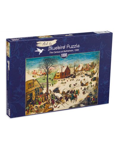 Puzzle Bluebird de 1000 piese - The Census at Bethlehem, 1566 - 1
