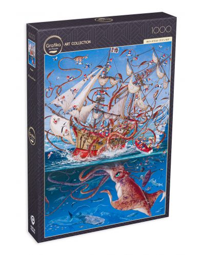 Puzzle Grafika din 1000 de piese - Kraken - 1