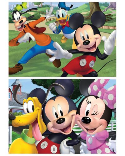 Puzzle Educa de 2 x 50 piese - Mickey si prietenii - 2