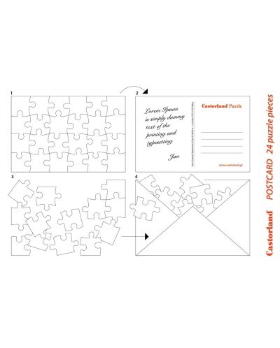 Puzzle Castorland cu cărți poștale de 24 de piese - Natura ispititoare - 3