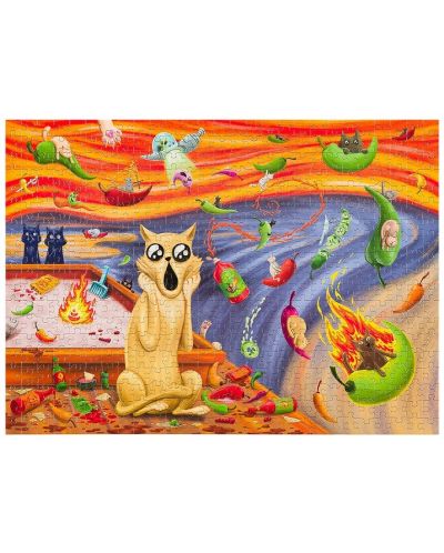 1000 de piese Exploding Kittens Puzzle - Cat Scream - 2