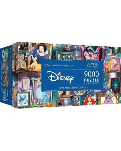 Puzzle panoramic Trefl din 9000 de piese - Colecția Disney - 1
