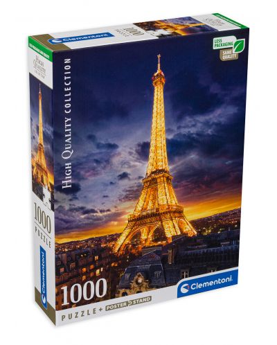 Puzzle Clementoni din 1000 de piese - Turnul Eiffel - 1
