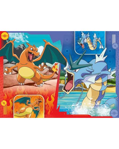 Puzzle Ravensburger din 4 х 100 de piese - Pokemon - 3