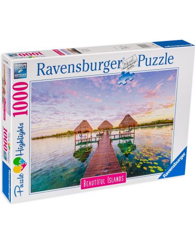 Puzzle Ravensburger 1000 de piese - Insula Frumoasă  - 1