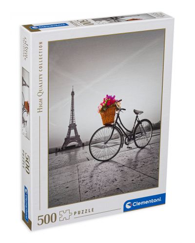 Puzzle Clementoni de 500 piese - Plimbare romantica in Paris - 1