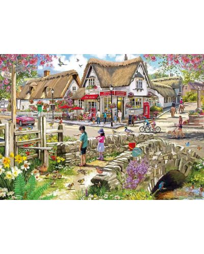 Puzzle Gibsons de 1000 piese - Daffodils & Ducklings - 2