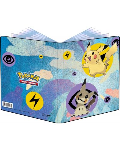 Dosar de stocare card Ultra Pro Pokemon TCG: Pikachu & Mimikyu 4 Pocket Portfolio - 1