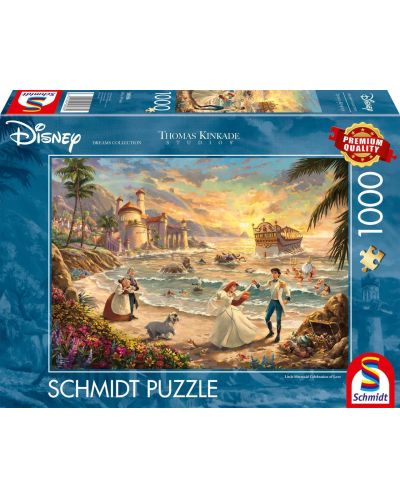 Puzzle de 1000 de piese Schmidt - Mica Sirenă - Dragostea triumfătoare - 1
