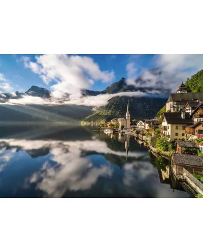 Puzzle Ravensburger din 1000 de piese  - Legendarul Hallstatt - 2