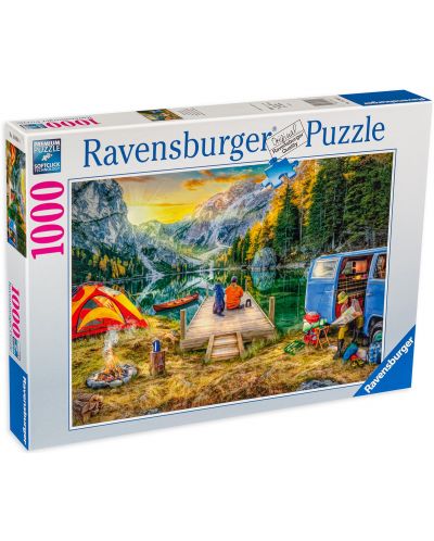 Puzzle Ravensburger 1000 de piese - Camping - 1