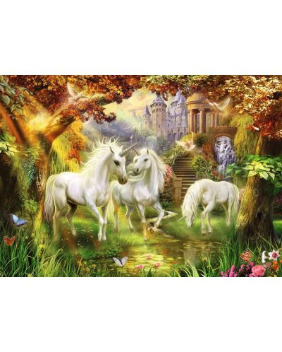 Puzzle Ravensburger de 1000 piese - Unicorns in the Forest - 2