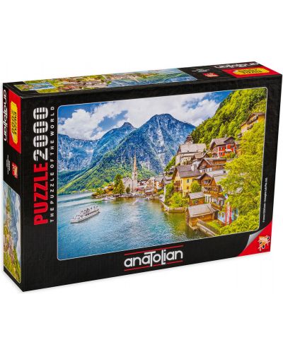 Puzzle Anatolian de 2000 piese - Lacul Hallstatt - 1