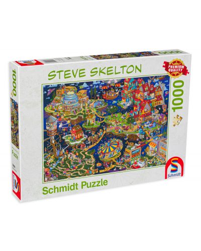 Puzzle Schmidt din 1000 de piese - Orașul de sus - 1