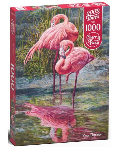 Puzzle Cherry Pazzi de 1000 piese – Viata de Flamingo - 1