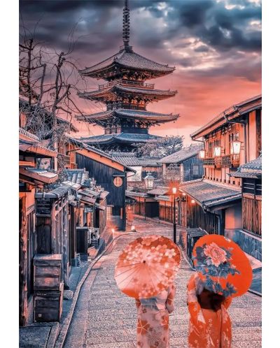 Puzzle  Clementoni din 500 piese - Seara la Kyoto - 2