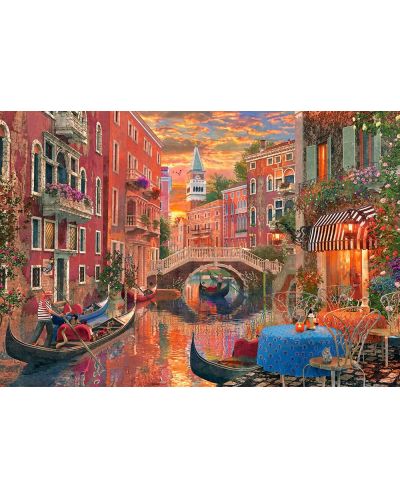 Puzzle de 1500 de piese Castorland - Seară romantică în Veneția  - 2