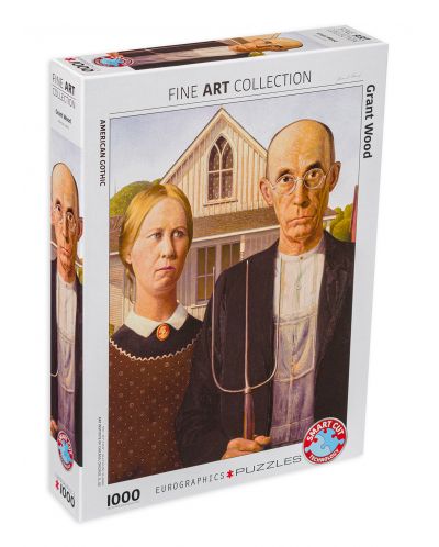Puzzle Eurographics de 1000 piese - American Gothic - 1