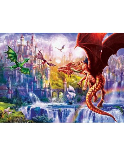 Puzzle Eurographics de 500 piese - Dragon Kingdom - 2