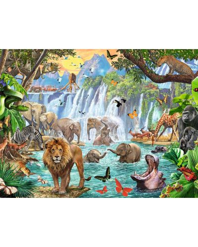Puzzle Ravensburger de 1500 piese - Jungle Waterfall - 2
