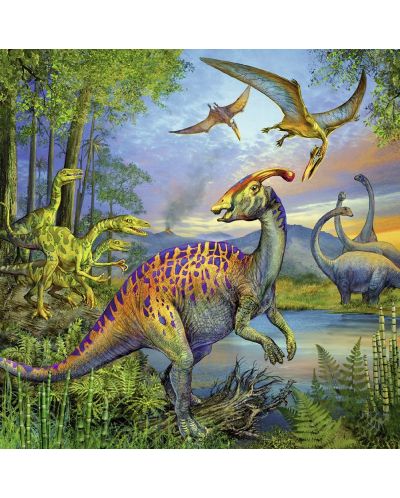Puzzle  Ravensburger 3 x 49 piese - Dinozaurii - 3
