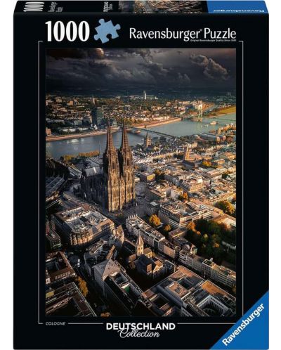 Puzzle Ravensburger  din 1000 de piese  - Catedrala din Köln - 1