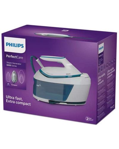 Stație de aburi  Philips -PSG6022/20, 2400W, 130 g/min, albastru/alb - 5