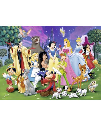 Puzzle Ravensburger de 200 piese Mare - Eroii Disney - 2