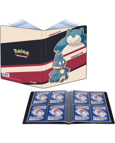 Mapă de stocare cărți Ultra Pro - 4-Pocket Portfolio, Pokemon TCG: Snorlax and Munchlax - 2