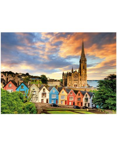 Puzzle Educa de 1000 de piese - Catedrala Cobh din Irlanda - 2