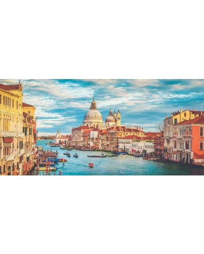 Puzzle panoramic Educa din 3000 de piese - Marele Canal Venetia - 2