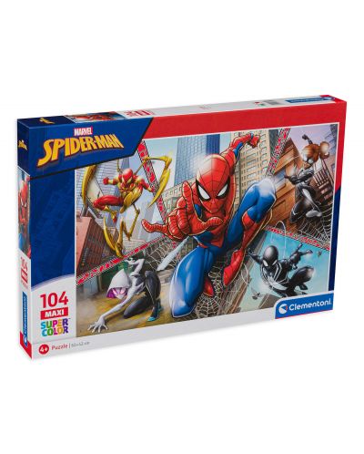 Puzzle Clementoni de 104 maxi piese - Spiderman - 1