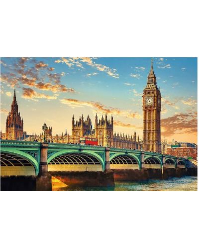 Puzzle Trefl din 1500 de piese - Londra, Marea Britanie - 2
