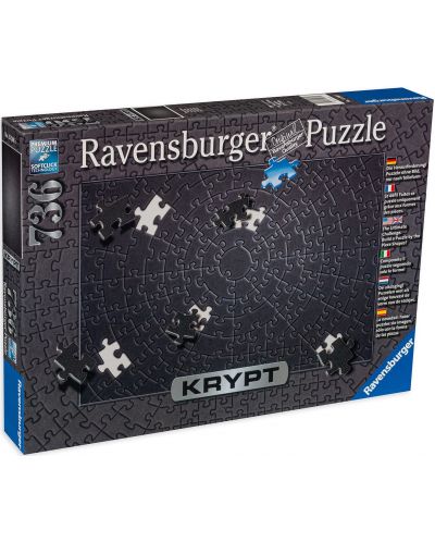 Puzzle Ravensburger 736 de piese - Negru - 1
