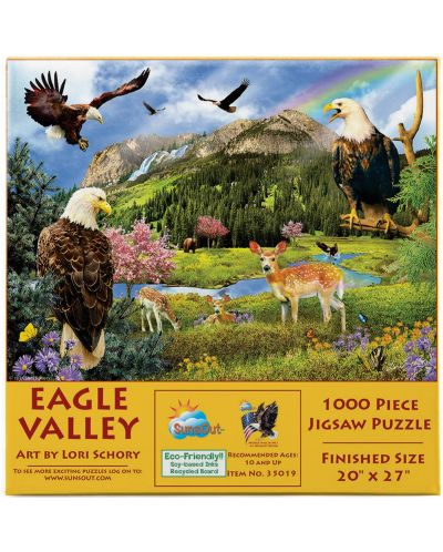 Puzzle SunsOut din 1000 de piese - Valea Vulturilor - 1