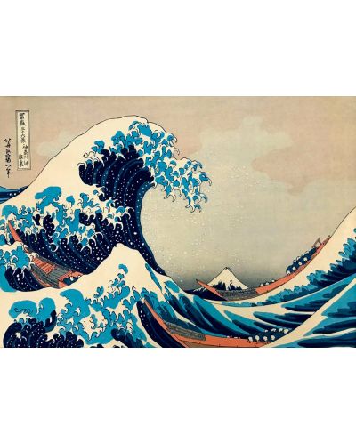 Puzzle Bluebird de 1000 piese - The Great Wave off Kanagawa, 1831 - 2