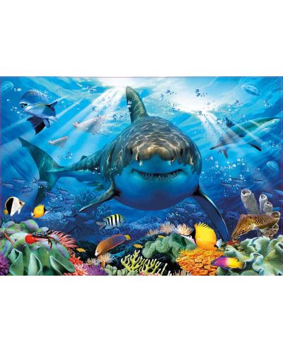 Puzzle Educa de 500 piese - Great White Shark - 2