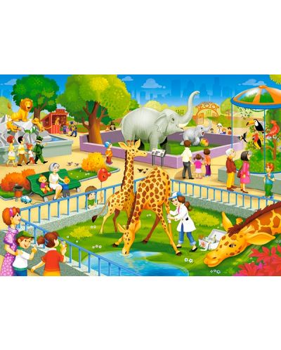 Castorland Puzzle de 60 de piese - În grădina zoologică - 2