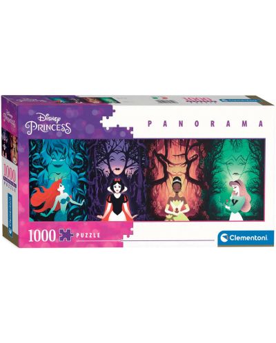Puzzle panoramic Clementoni 1000 de piese - Prințese - 1