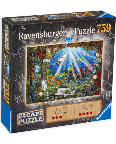 Puzzle Ravensburger 759 de piese - Submarin - 1