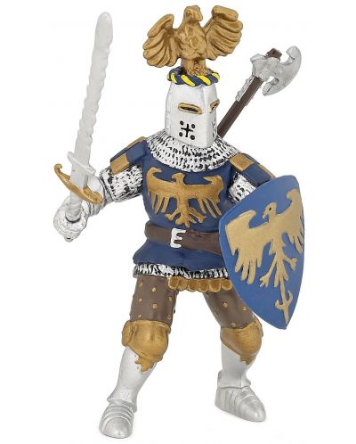 Figurina Papo The Medieval Era – Cavalerul Corbului Albastru - 1