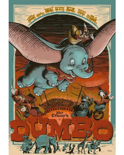 Puzzle Ravensburger din 300 de piese XXL - Dumbo - 2