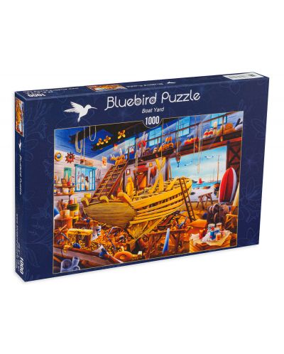 Puzzle Bluebird de 1000 piese -Boat Yard - 1