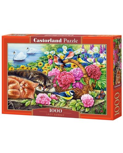 Castorland 1000 piese puzzle - Pisicuță în grădină - 1