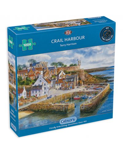 Puzzle Gibsons de 1000 piese - Portul Crail, Scotia, Terry Harrison - 1