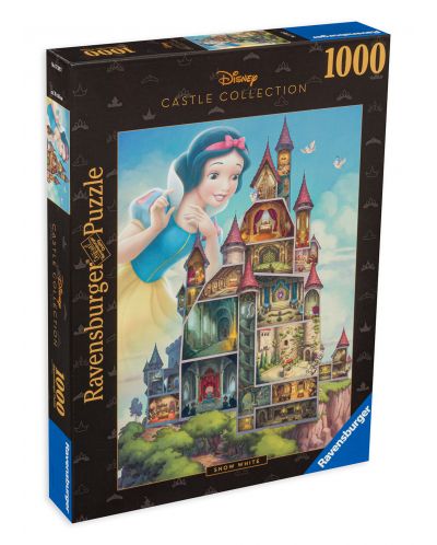 Puzzle Ravensburger cu 1000 de piese - Disney Princess: Alba ca Zapada - 1